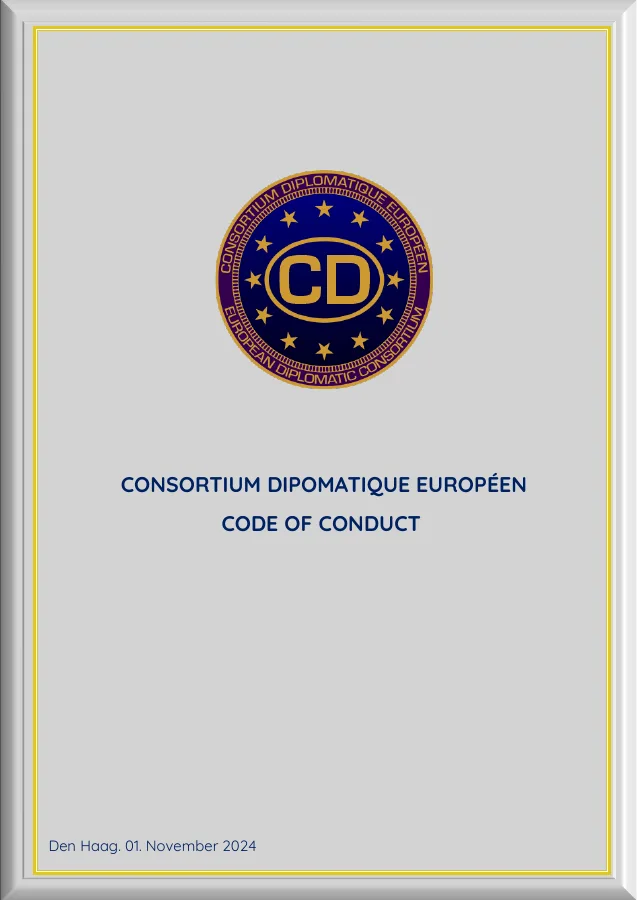 Original Code of Conduct cover, dated 01 November 2024